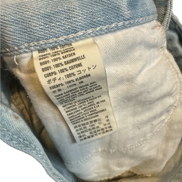 Hollister Light Blue Distressed Mini Skirt - Picture 5 of 5